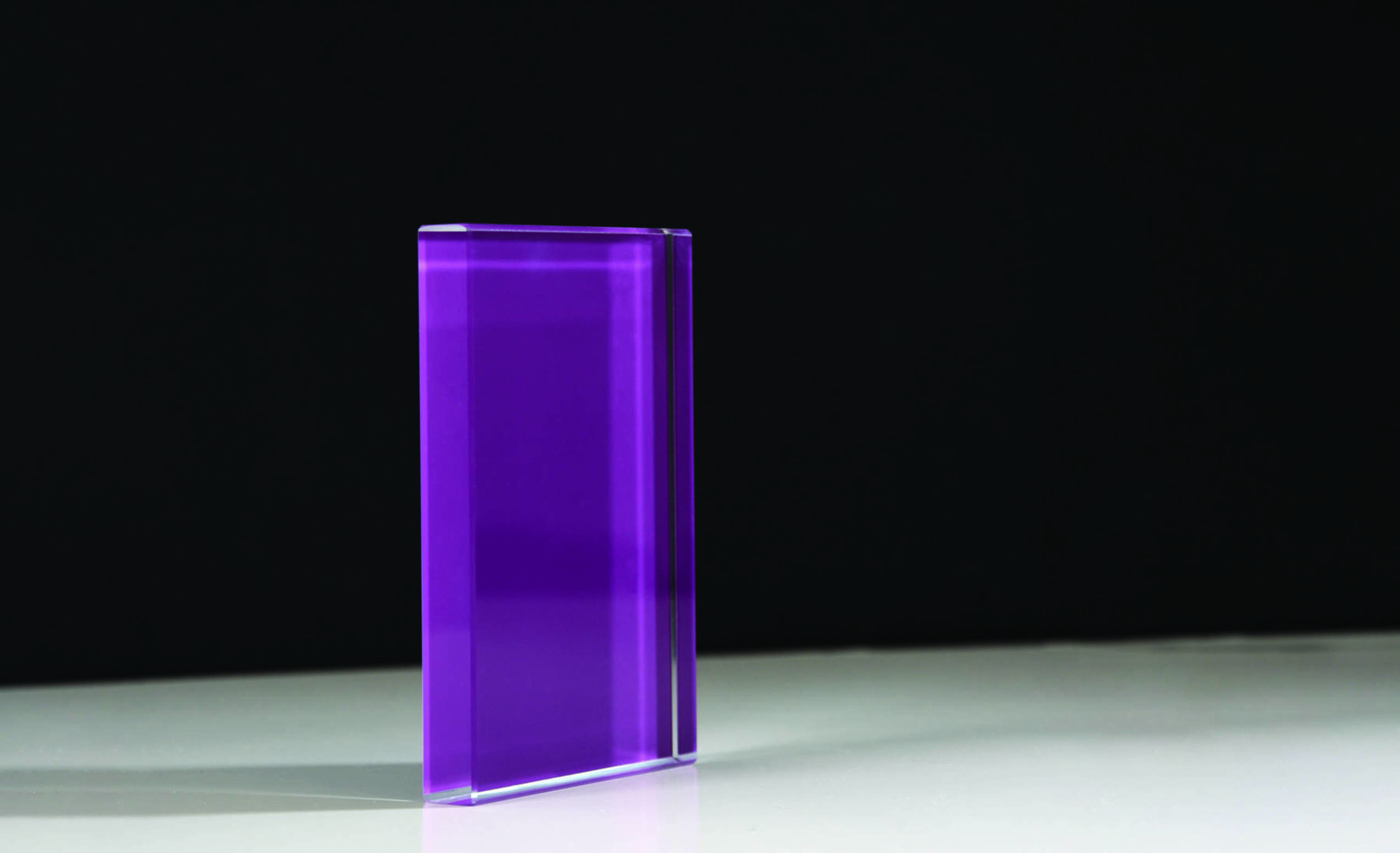 Purple Backpainted Glass